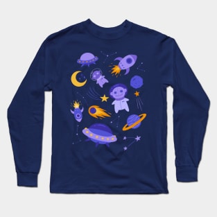 Space Explorers Long Sleeve T-Shirt